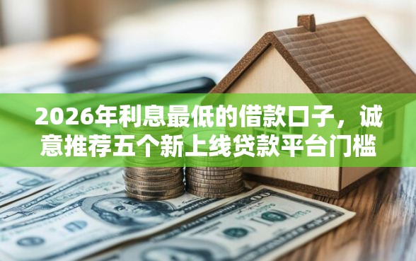2026年利息最低的借款口子，诚意推荐五个新上线贷款平台门槛低平台