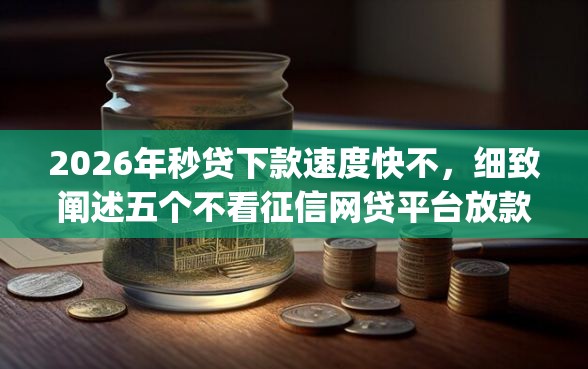2026年秒贷下款速度快不，细致阐述五个不看征信网贷平台放款快的app
