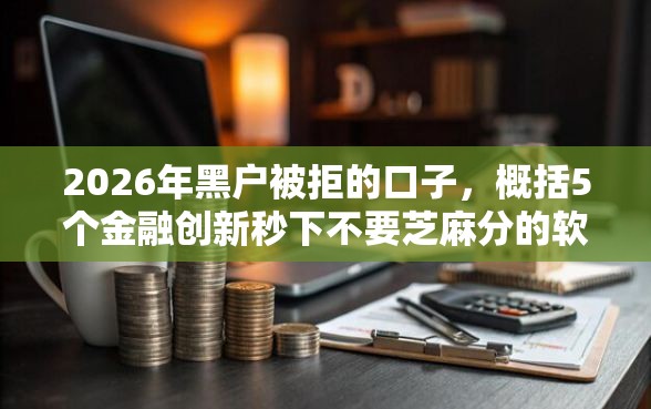 2026年黑户被拒的口子，概括5个金融创新秒下不要芝麻分的软件