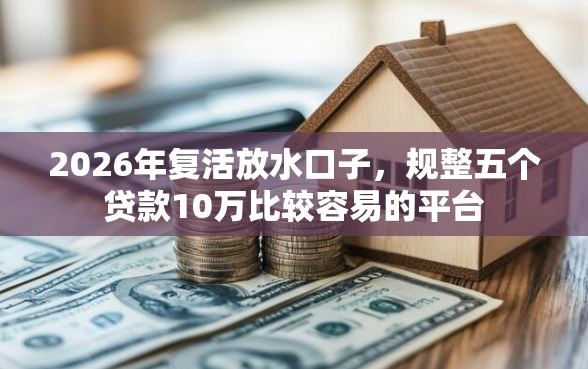 2026年复活放水口子，规整五个贷款10万比较容易的平台