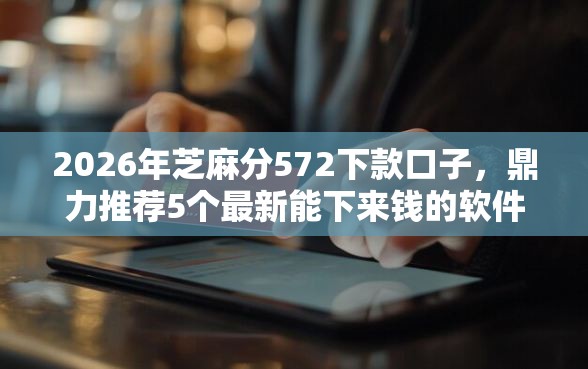 2026年芝麻分572下款口子，鼎力推荐5个最新能下来钱的软件