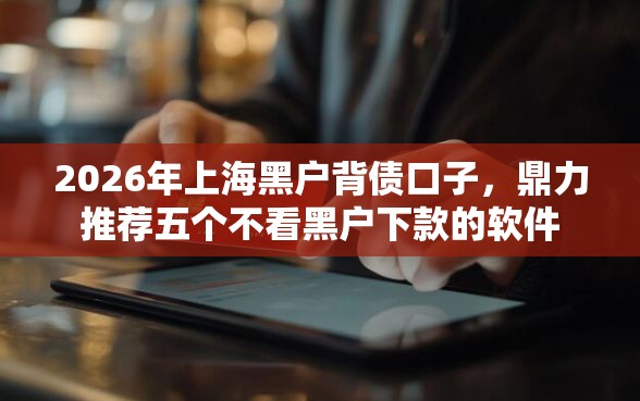 2026年上海黑户背债口子，鼎力推荐五个不看黑户下款的软件