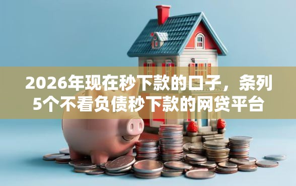 2026年现在秒下款的口子，条列5个不看负债秒下款的网贷平台