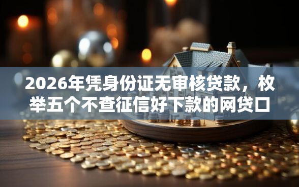 2026年凭身份证无审核贷款，枚举五个不查征信好下款的网贷口子