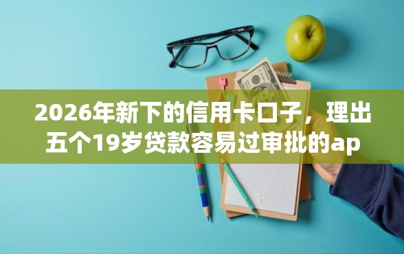 2026年新下的信用卡口子，理出五个19岁贷款容易过审批的app