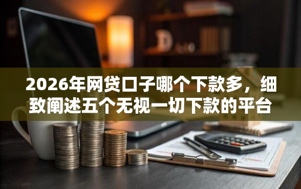 2026年网贷口子哪个下款多，细致阐述五个无视一切下款的平台