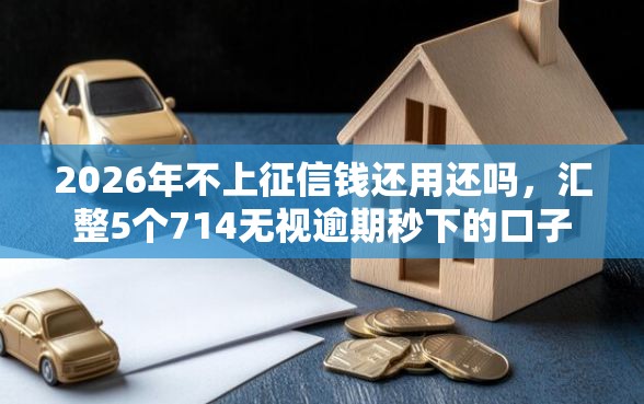 2026年不上征信钱还用还吗，汇整5个714无视逾期秒下的口子
