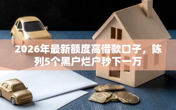 2026年最新额度高借款口子，陈列5个黑户烂户秒下一万
