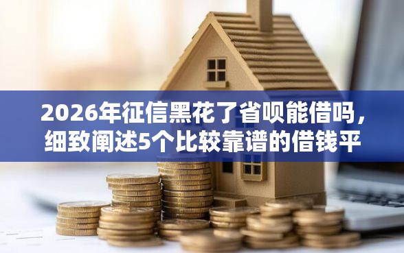 2026年征信黑花了省呗能借吗,细致阐述5个比较靠谱的借钱平台 2026年征信黑花了省呗能借吗,细致阐述5个比较靠谱的借钱平台