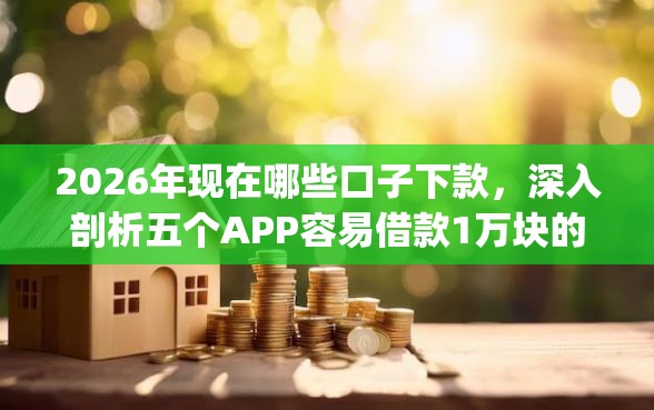 2026年现在哪些口子下款，深入剖析五个APP容易借款1万块的app