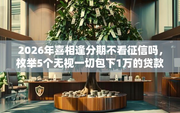 2026年喜相逢分期不看征信吗，枚举5个无视一切包下1万的贷款