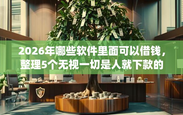 2026年哪些软件里面可以借钱，整理5个无视一切是人就下款的app