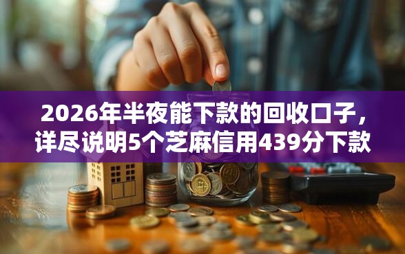 2026年半夜能下款的回收口子，详尽说明5个芝麻信用439分下款的软件