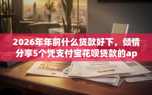 2026年年前什么贷款好下，倾情分享5个凭支付宝花呗贷款的app