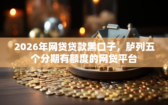 2026年网贷贷款黑口子，胪列五个分期有额度的网贷平台