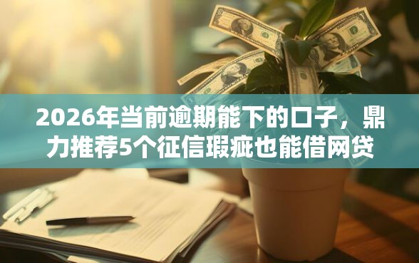 2026年当前逾期能下的口子，鼎力推荐5个征信瑕疵也能借网贷轻松下款的软件