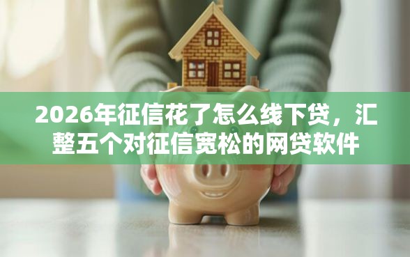 2026年征信花了怎么线下贷，汇整五个对征信宽松的网贷软件