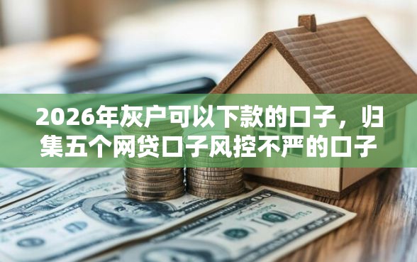 2026年灰户可以下款的口子，归集五个网贷口子风控不严的口子