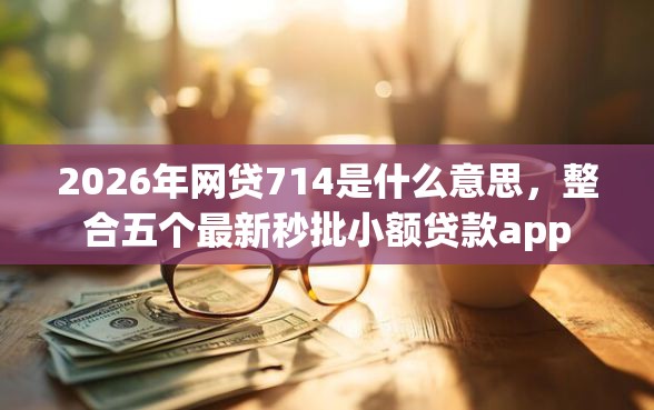 2026年网贷714是什么意思，整合五个最新秒批小额贷款app