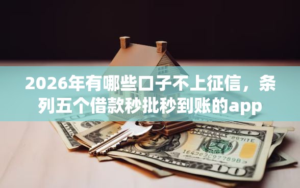 2026年有哪些口子不上征信，条列五个借款秒批秒到账的app