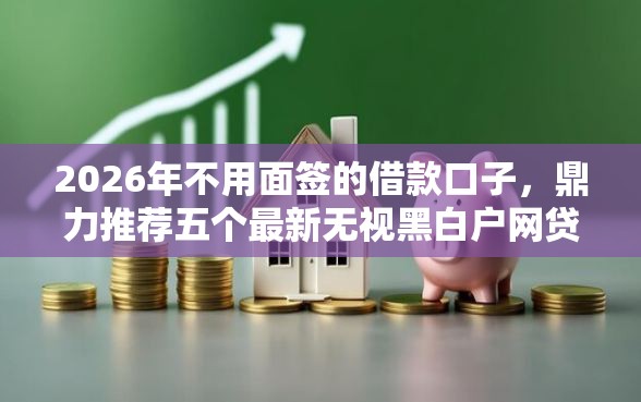 2026年不用面签的借款口子，鼎力推荐五个最新无视黑白户网贷口子