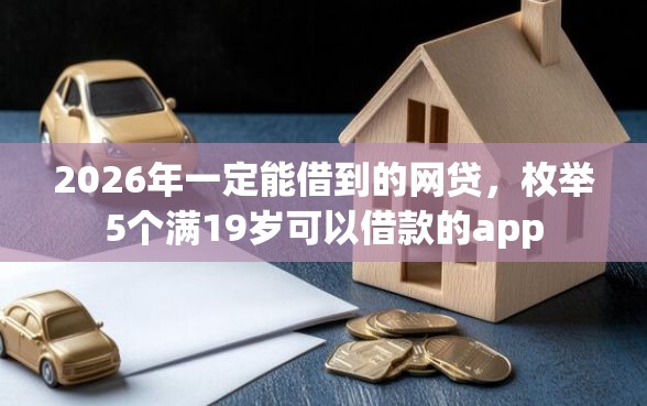 2026年一定能借到的网贷，枚举5个满19岁可以借款的app