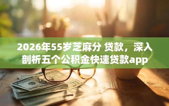 2026年55岁芝麻分 贷款，深入剖析五个公积金快速贷款app