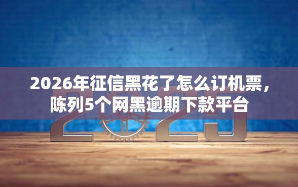 2026年征信黑花了怎么订机票,陈列5个网黑逾期下款平台 2026年征信黑花了怎么订机票,陈列5个网黑逾期下款平台