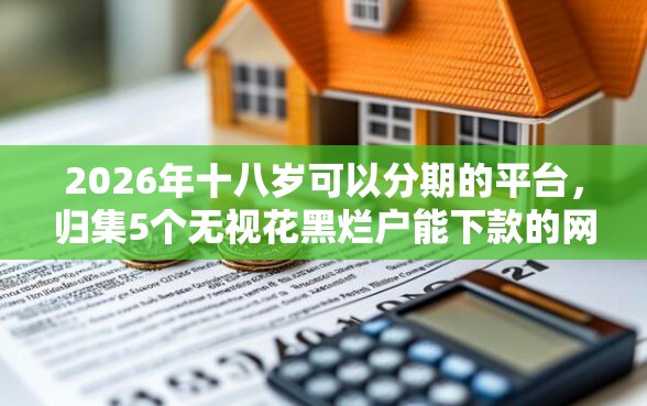2026年十八岁可以分期的平台，归集5个无视花黑烂户能下款的网贷