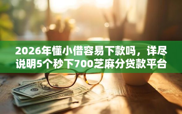 2026年懂小借容易下款吗,详尽说明5个秒下700芝麻分贷款平台 2026年懂小借容易下款吗,详尽说明5个秒下700芝麻分贷款平台