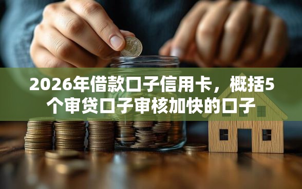 2026年借款口子信用卡，概括5个审贷口子审核加快的口子