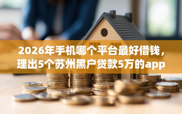 2026年手机哪个平台最好借钱，理出5个苏州黑户贷款5万的app
