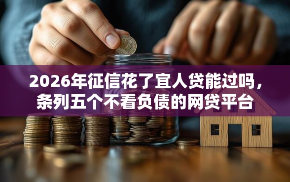 2026年征信花了宜人贷能过吗，条列五个不看负债的网贷平台