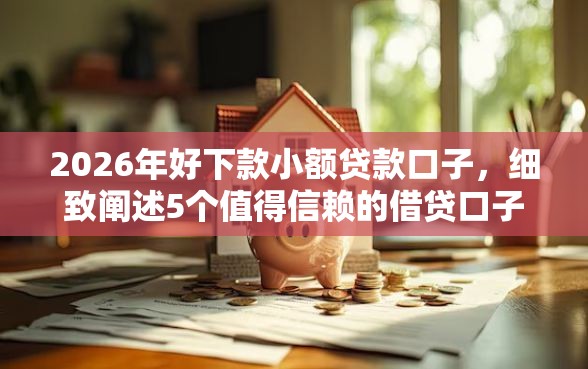 2026年好下款小额贷款口子，细致阐述5个值得信赖的借贷口子