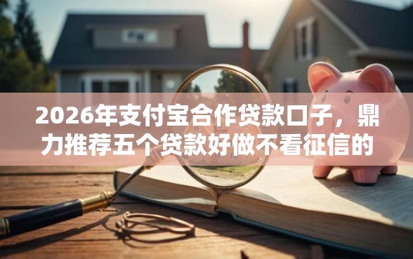 2026年支付宝合作贷款口子，鼎力推荐五个贷款好做不看征信的软件