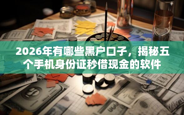 2026年有哪些黑户口子，揭秘五个手机身份证秒借现金的软件