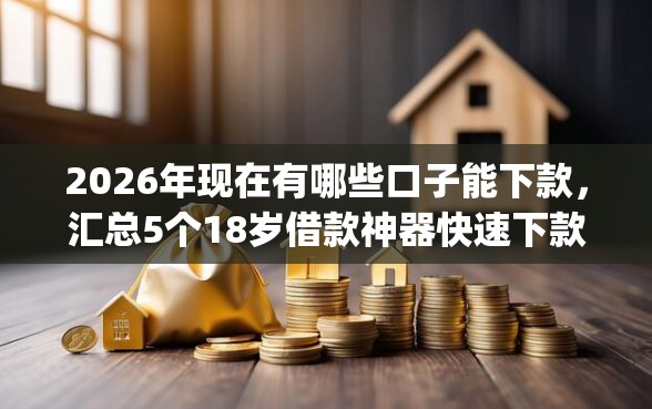 2026年现在有哪些口子能下款，汇总5个18岁借款神器快速下款app