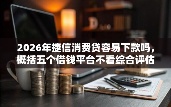 2026年捷信消费贷容易下款吗，概括五个借钱平台不看综合评估的软件