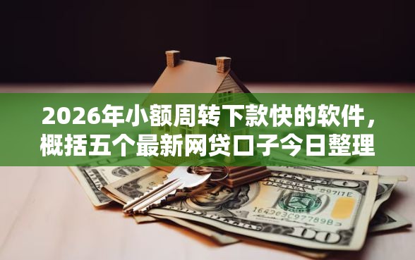 2026年小额周转下款快的软件，概括五个最新网贷口子今日整理这五个口子