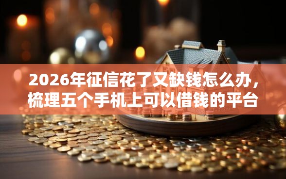 2026年征信花了又缺钱怎么办，梳理五个手机上可以借钱的平台