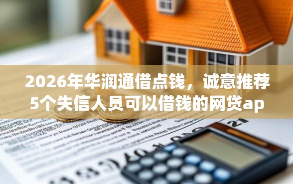 2026年华润通借点钱，诚意推荐5个失信人员可以借钱的网贷app
