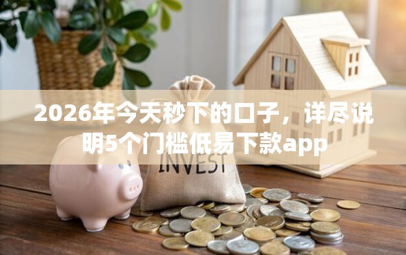 2026年今天秒下的口子，详尽说明5个门槛低易下款app