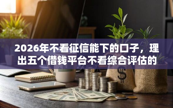 2026年不看征信能下的口子，理出五个借钱平台不看综合评估的平台