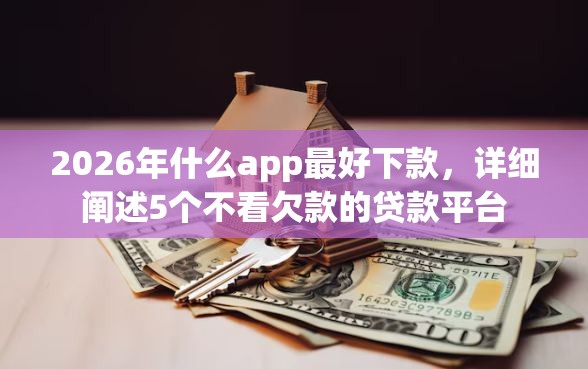 2026年什么app最好下款，详细阐述5个不看欠款的贷款平台