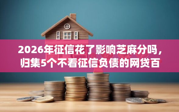 2026年征信花了影响芝麻分吗，归集5个不看征信负债的网贷百分百下款app