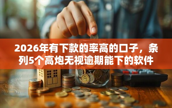 2026年有下款的率高的口子，条列5个高炮无视逾期能下的软件
