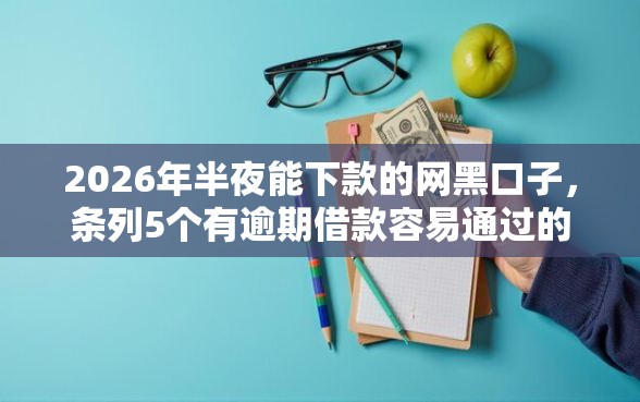 2026年半夜能下款的网黑口子，条列5个有逾期借款容易通过的平台