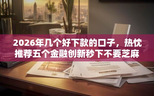 2026年几个好下款的口子,热忱推荐五个金融创新秒下不要芝麻分的平台 2026年几个好下款的口子,热忱推荐五个金融创新秒下不要芝麻分的平台