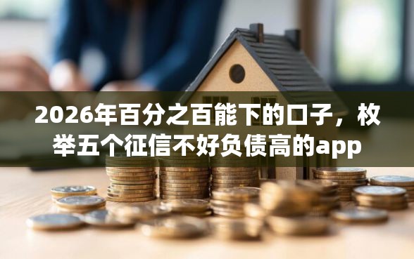 2026年百分之百能下的口子，枚举五个征信不好负债高的app