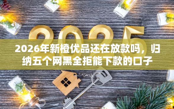 2026年新橙优品还在放款吗，归纳五个网黑全拒能下款的口子